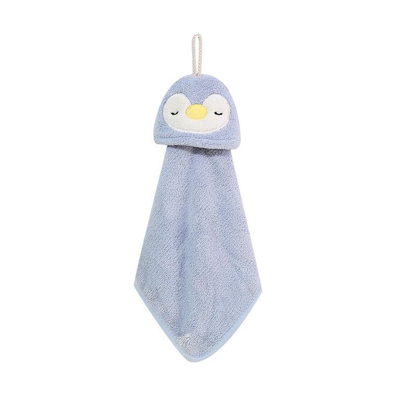 Wholesale Cartoon Cute Children'S Hand Towel For Kitchen And Bathroom, Absorbent Coral Fleece Towel, Hanging Hand Towel