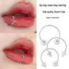 Trendy Hip Hop Titanium Steel Horseshoe Lip & Ear Piercing Stud