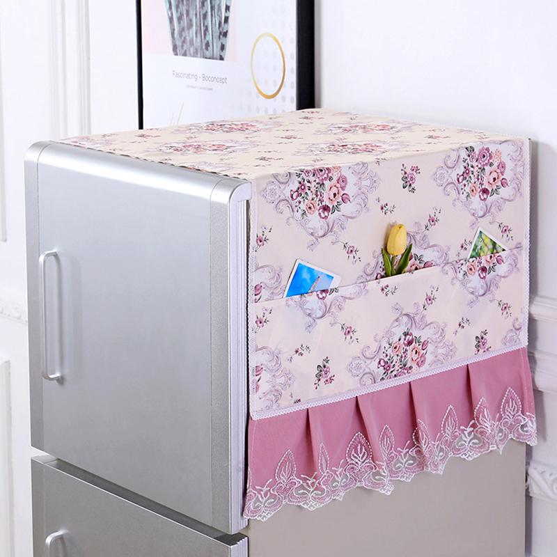 1Pc Refrigerator Dust Cover General Cloth Home Organization Oven Cover Cloth Modern Simplicity Washing Machine Cover Towel