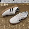 Autumn sports leather shoes men's cowhide round head trend fashion casual men's versatile leather shoes