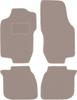 Beige Samt-Fußmatten für: Lancia Lybra Limousine, Kombi, SW (1999-2005)