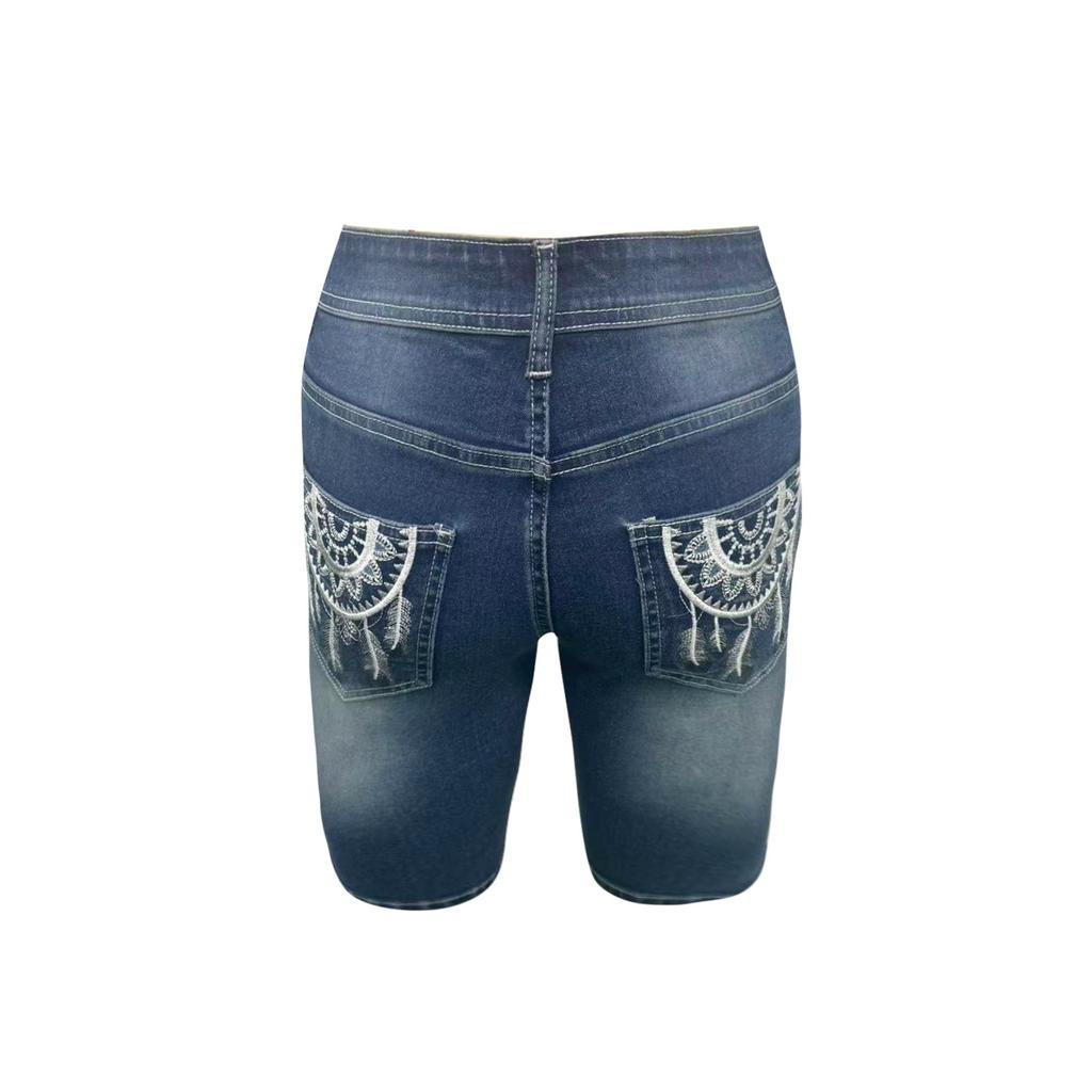 Women's Denim Classic Versatile High Waist Fashionable Shorts