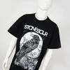 Rock Metal Bedrucktes T-Shirt Herren Sommer Lässig Vielseitig Bequem Locker Kurzarm Rundhals Oberteil Trendige Herrenbekleidung