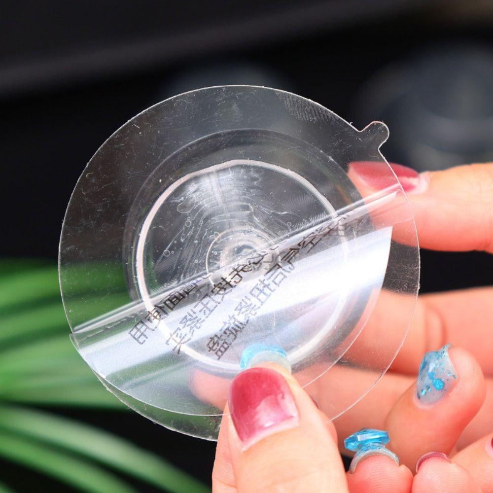5PCS Transparent Suction Cup Adhesive Hooks Multifunctional Suction Cup Base Replacement Glass Tile Sucker Hanger Portable