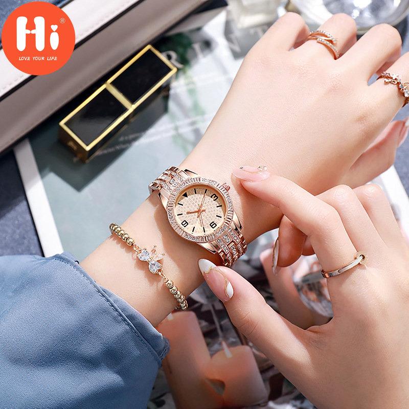 

Привет модные часы Роскошные женские кварцевые часы Водонепроницаемые женские часы Женские наручные часы