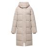 College Wind Cotton-padded Coat Couple Long Fashion Korean Version of Thick Fashion Warm Coat.