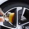Štětiny proti loupání Auto kartáč na pneumatiky Ergonomická rukojeť Auto kartáč na čištění interiéru s krytem Přenosný kartáč na auto s vysokou hustotou