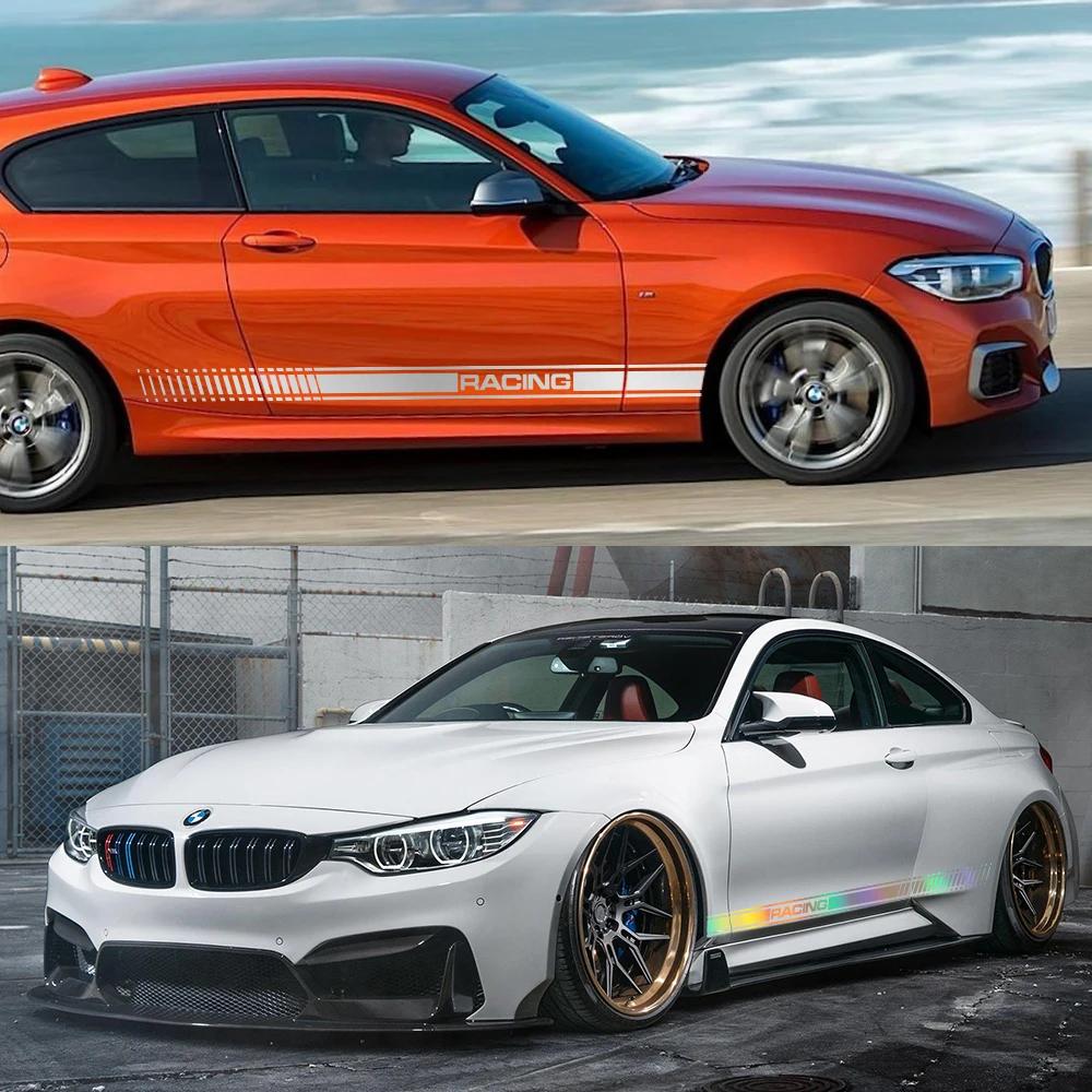 Car Stickers Auto Vinyl Film Wrap Both Side Stripes Decoration Styling Decal For BMW 1 Series E82 E87 E88 F20 F21 F70 E81 F40