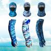 Sun Protections Neck Gaiters Long Neck Cover Scarfs Breathable Full Face Cover With Thumb Sleeve Cycling Mesh Face Mask