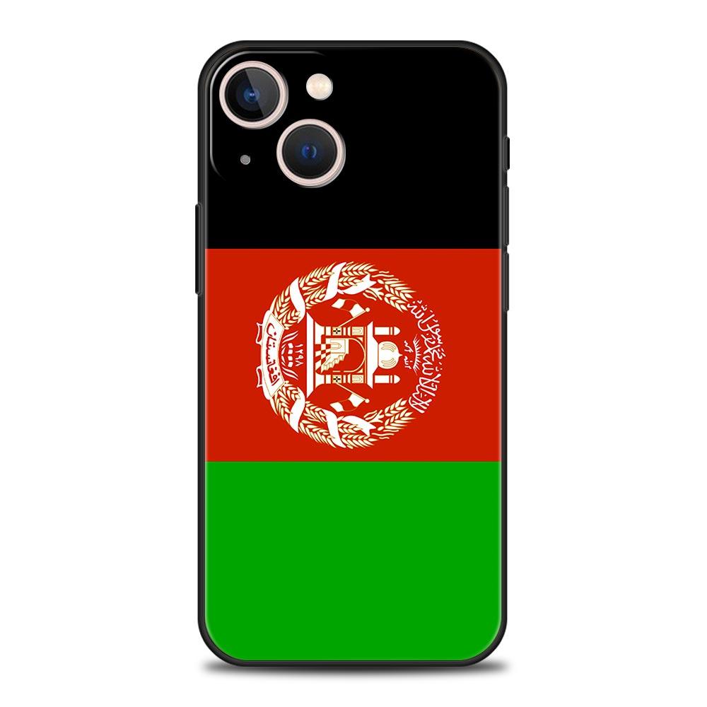 

Чехол с флагом Афганистана для iPhone 11, 12, 13, 15, 14 Pro Max, чехол для телефона X XR XS 7, 8 Plus SE, 2020, роскошный черный мягкий чехол, принципиально iPhone 14Pro Max