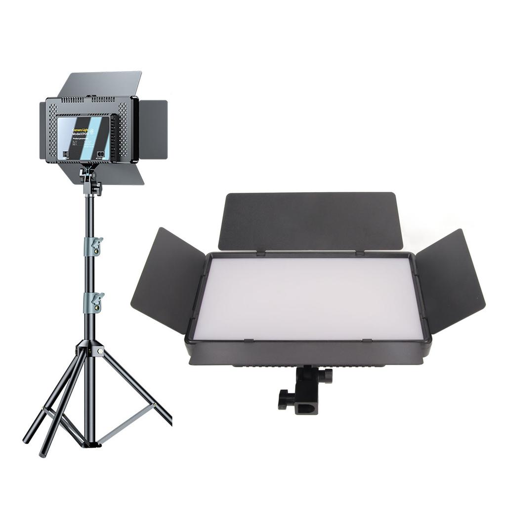 LED Video Light 40W Aluminium Alloy 3200 to 6500K Stepless Dimming Photography Light for Blogger Stu