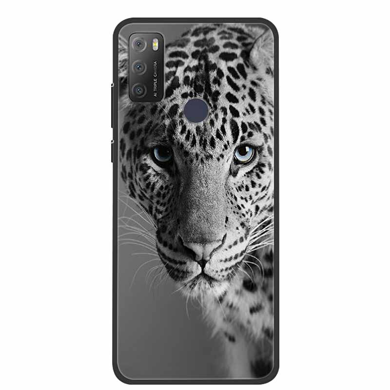 Pro Alcatel 1S 2021 Case Luxusní silikonový TPU měkký kryt na telefon pro Alcatel 1S 2020 Nárazuvzdorný roztomilý TPU nárazník Fundas Coque