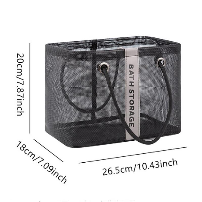 Duża siatkowa torba plażowa piaskoodporna torba podróżna z przegródką na kosmetyki zewnętrzna torba tote wodoodporna torba basenowa torba tote o dużej pojemności