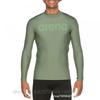 Mens UV Protection Long Sleeve Rash Guard Surfing Diving Swimming Water Sports Sun Quick Dry
