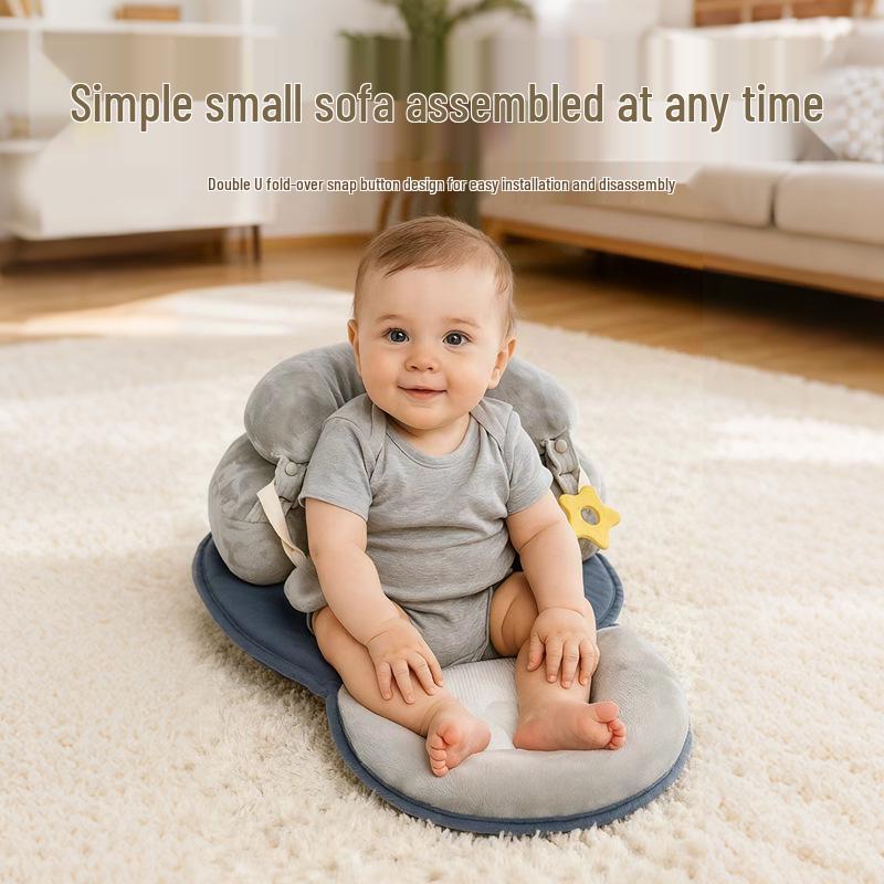 Incline Baby Recliner Pillow: Anti-Spit-Up, Plagiocephaly Correction, Adjustable Newborn Nursing Pillow.