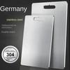 Stainless Steel Panel and Chopping Board Kitchen Household Thickened Double Sided Cutting Board Block Kneading Dough Board