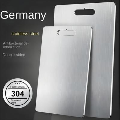 Stainless Steel Panel and Chopping Board Kitchen Household Thickened Double Sided Cutting Board Block Kneading Dough Board