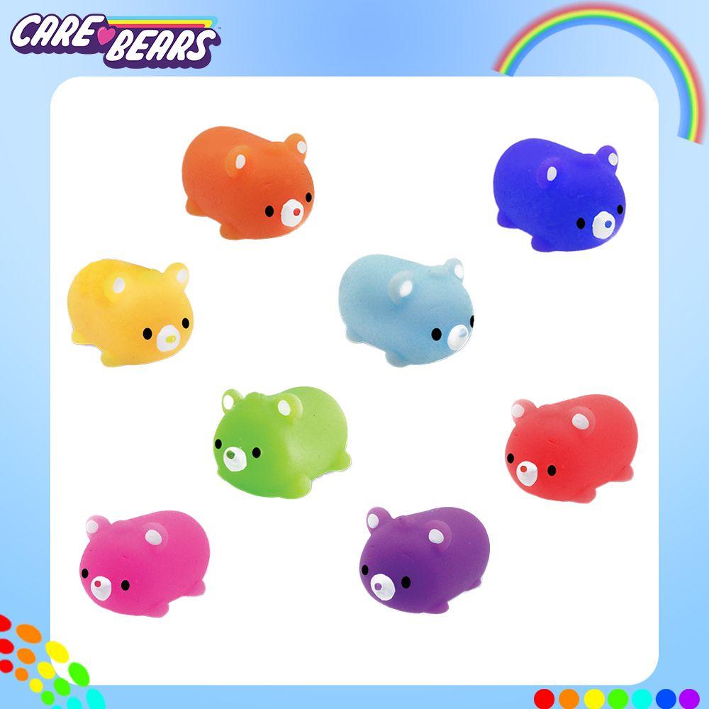 1PC Care Bears Officially Licensed Squishy Squeeze Bear Blind Bag Random One Multi-coloured Cute Stress Toys Desktop Ornament