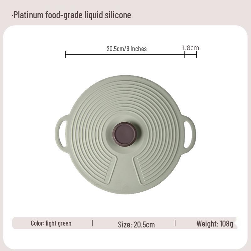 Silicone Fresh-Keeping Lid Set: Microwave-Safe, Spill-Proof, Glass Bowl Covers