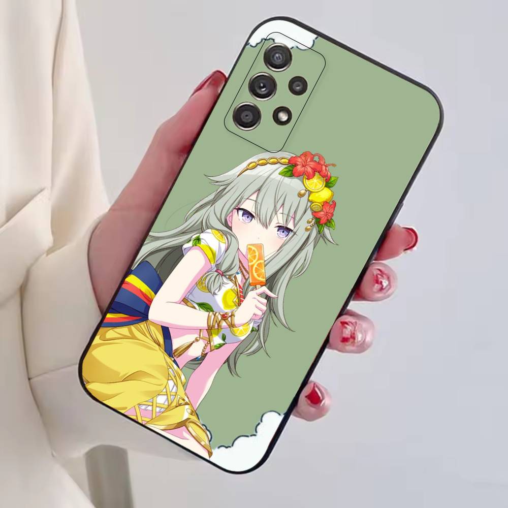 Game Project Sekai N-Nene Kusanagi Phone Case For Samsung S25,S24,S21,S22,S23,S30,Ultra,S20,Plus,Fe,Soft Silicone Black Cover