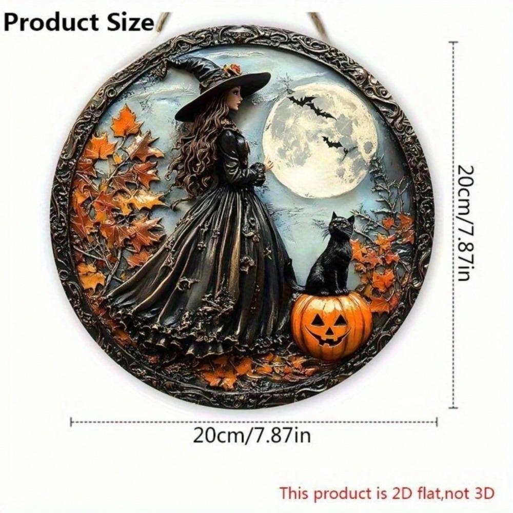 Dekoracja ścienna na Halloween Żelazny Znak Artystyczny z Blachy do Domu Kawiarni