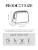 BURBERRY Camel Nylon Shell Makeup Bag Embossed Logo Portable Travel Cosmetic Pouch for Women Daily Vacation