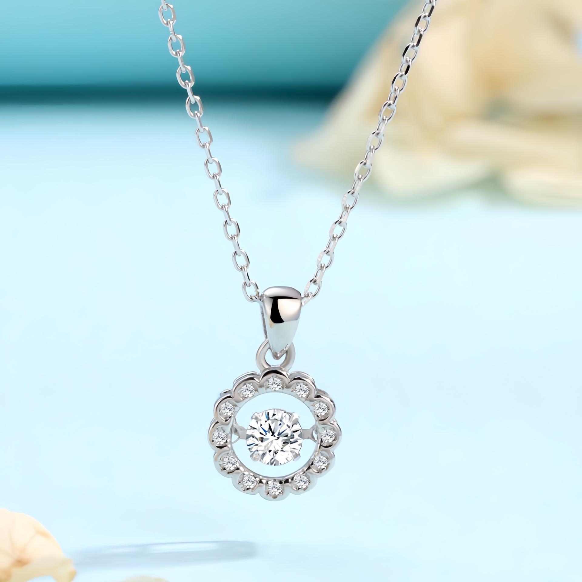 S925 Sterling Silver Blooming Style Necklace - High-End, Fashionable, Exquisite Clavicle Chain Design 925 Silver