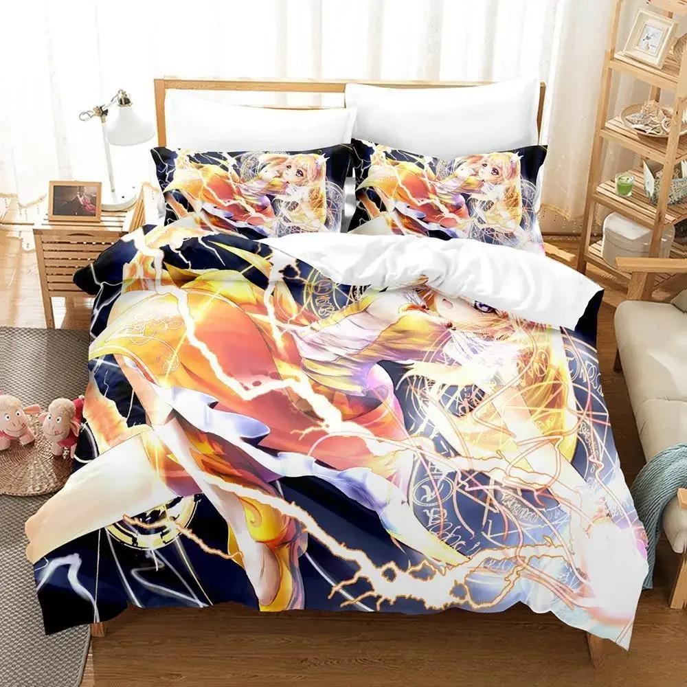 Smile PreCure 3D Anime Bedding Set Single Twin Full Queen King Size Kawaii Duvet Cover for Adult Kid Bedroom