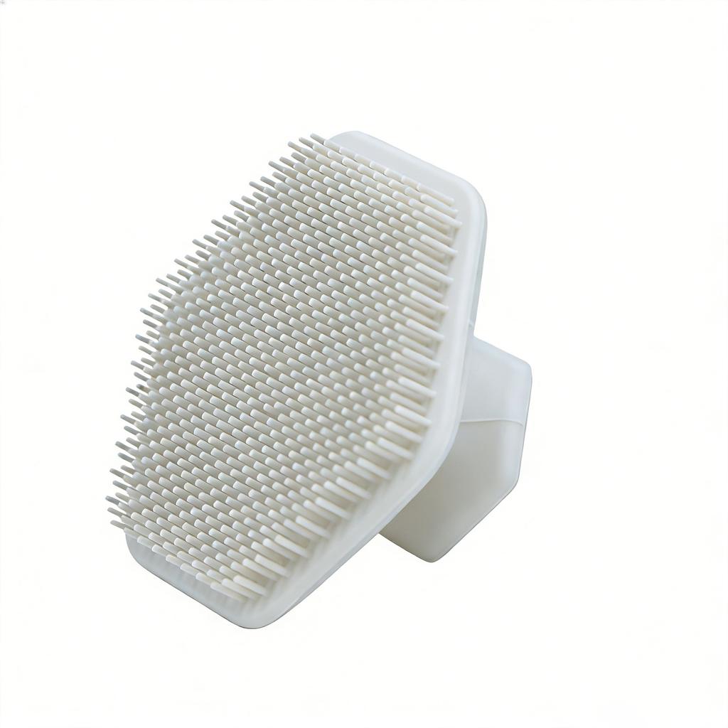 Hexagonal Silicone Face Brush - Gentle on Skin, Perfect for Men's Shaving Prep Deep Cleans Beard & Exfoliates Skin Gently