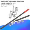 8 Pcs 3/8" Dual-Use Head Belt Tension Adjuster Tool Automotive Repair Kit  Workshop Use