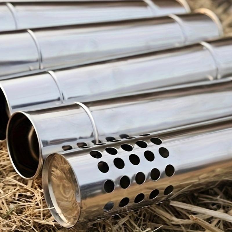 Wind Resistant Outdoor Stove Pipe Tent Heaters Accessory Corrosion Proof Design Camping Equipment for Any Season