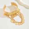 Light Luxury Tassel Open Bangles Niche Creative Design Sense Arm Bracelet Personality Hand Jewelry
