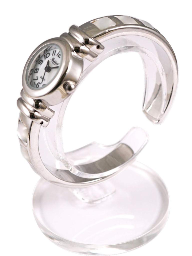 Watch Stone Bangle Watch Rapport Watch 164028 White [Raport] Women's