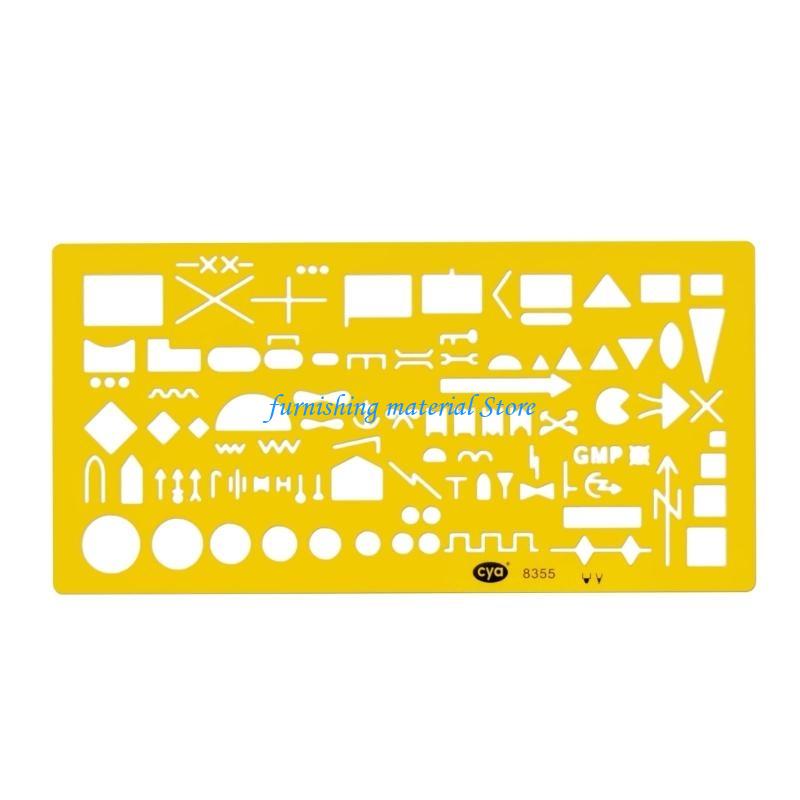 Y5GD Building Military Drawing Furniture Construction Architect Template Drafting ABS Graph Template Stencil