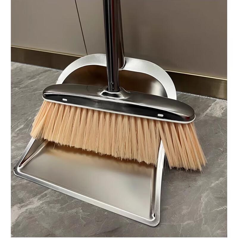 Stainless Steel Broom and Dustpan Set