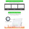 Milfra Smart Wifi Switch Neutral Wire Optional Intelligent Wall Button Light Switches AC100-240V Tuya APP Voice Control by Alexa
