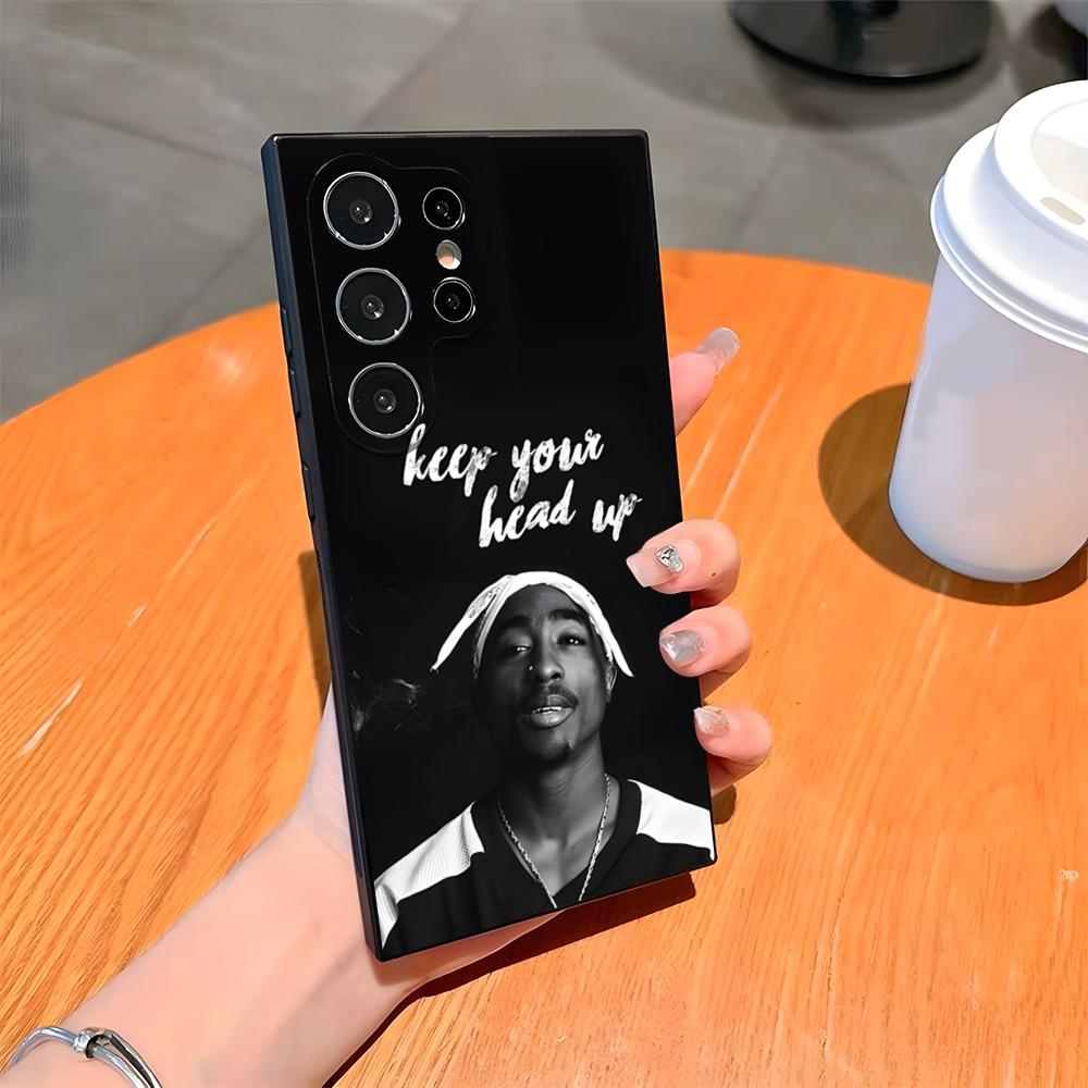 

Rapper 2pac Singer Tupac 2 Phone Case For Samsung S26 S25 Ultra S24 S23 Fe S22 S20 S21 Plus A54 A34 A53 A16 Back Cover Samsung s21