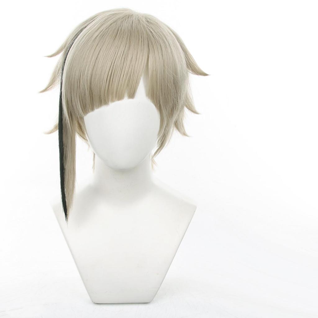 RyuuCos Bungo Stray Dogs Atsushi Nakajima Heat Christmas Wig, Resistant, Disguise, Costume, Gift, Cosplay, Event, Halloween,