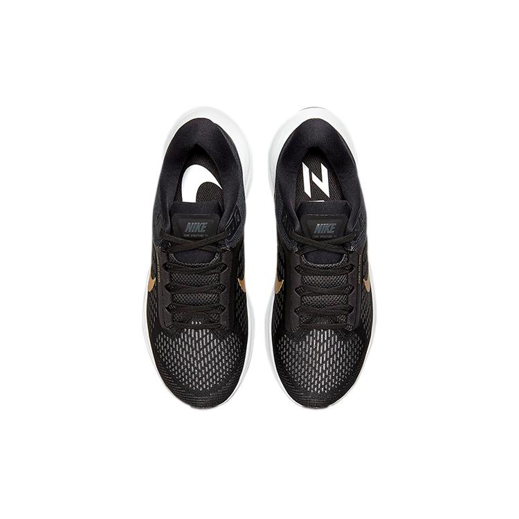 Nye Nike Air Zoom Structure 24 'Black Metallic Gold Coin' Dame DA8570-003