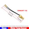 ZMFJH Retro Pointer 52MM Water Temperature Gauge with Sensor 301-23ohm Red Yellow LED 40-120℃ Water Temp Meter Auto Car Boat