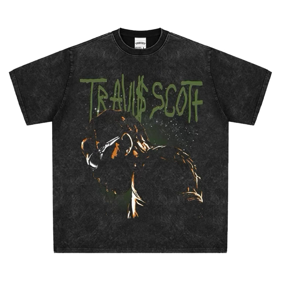 Travis Scott Oversized Washed T-Shirt VII S разноцветный