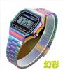 Orologio Quadrato Piccolo A168Wa Orologio Elettronico Quadrato Orologio Elettronico Impermeabile Luminoso Orologio Elettronico per Studenti