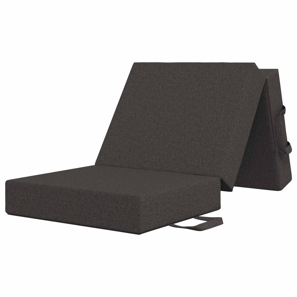 Folding Sofa Bed 75 x 63 x 45 cm Dark Grey