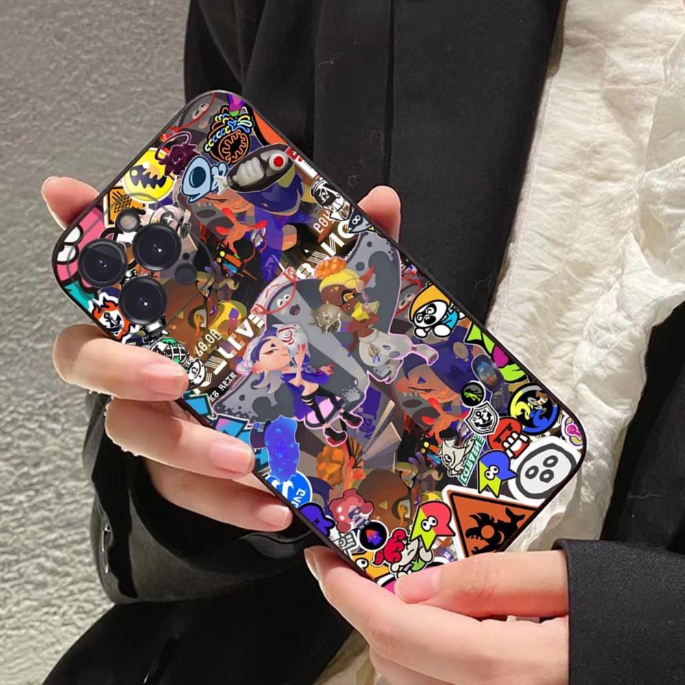 

Game Splatoon Art Phone Case For iPhone 15 14 11 12 13 Mini Pro XS Max Cover 6 7 8 Plus X XR SE 2020 Funda Shell iPhone 14pro max