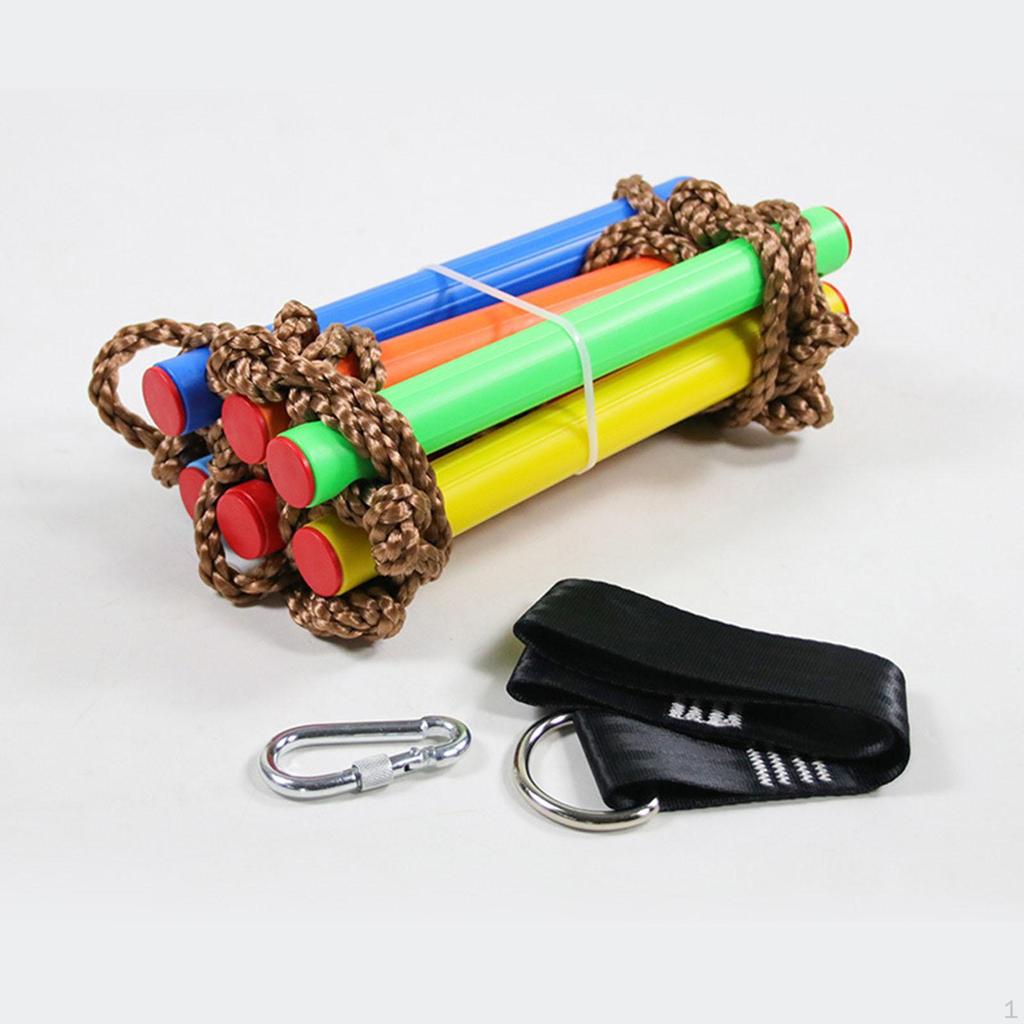 Climbing Rope Ladder for Kids Hanging 6 Sections,Fitness Toy,Climbing Frame Boys and