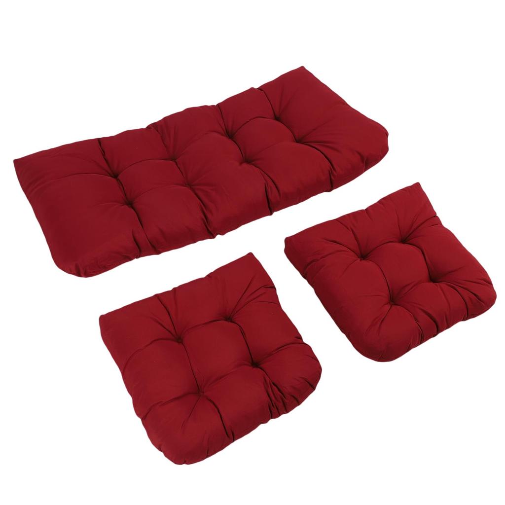 3pcs Indoor Tufted   Chair Cushions 1 Lovest and 2 U Shape Cushions for Patio Furniture Outdoor St Cushions Set