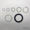 Silicone Flat Washer Gasket - Anti-Leak Seal Rings in Sizes 2mm to 2in