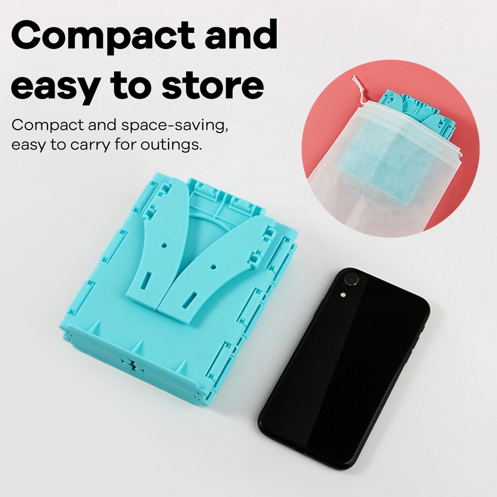 Foldable Travel Potty for Kids Portable Car Toilet with Garbage Bag for Travel Camping & Road Trips