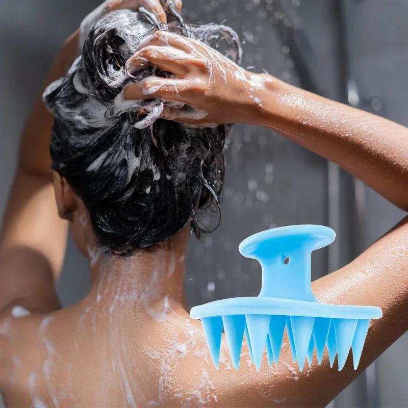 Hair Brush Scalp Massager for Hair Growth Mold-Free Silicone Scalp Massager Shampoo Brush Scalp Scrubber Exfoliator Tools