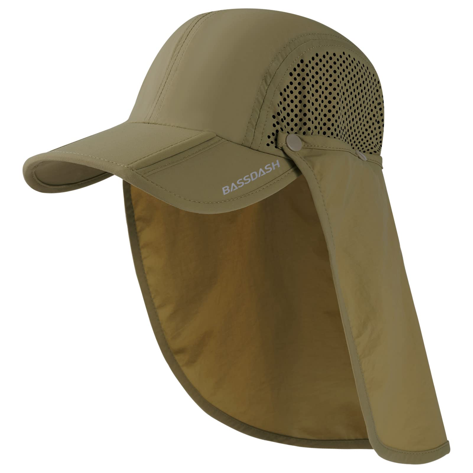 

Bassdash Quick-Drying Fishing Hat, Lightweight, UV Protection, Baseball Cap for Men and Women